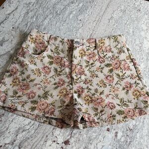 SHEIN Floral Tapestry Shorts